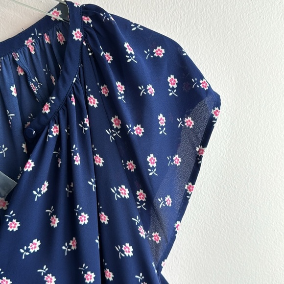 J. CREW size XXL Flutter Sleeve Floral Print Midi Dress - Picture 5 of 9
